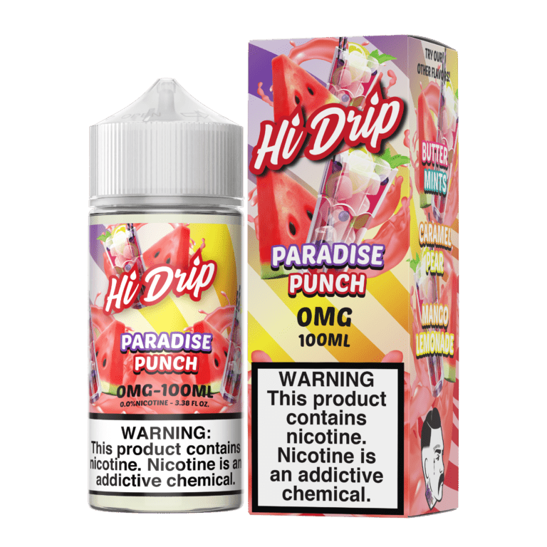 Buy Hi Drip | Paradise Punch | Ejuice | Eliquid | 100 ml E-Juice Resellers at Cheap Wholesale Distributor Deal Prices from ejuiceresellers.com
