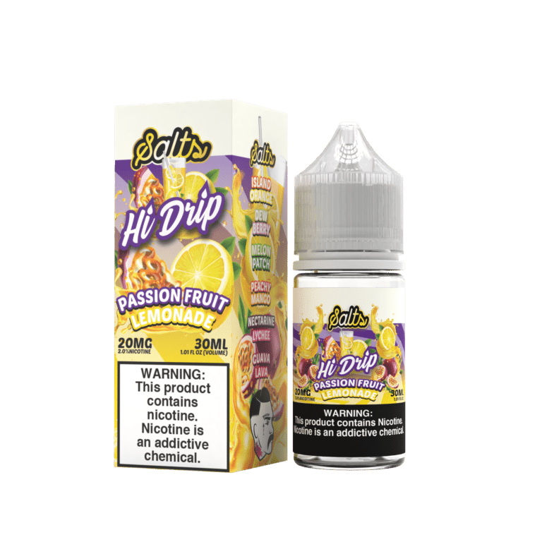 Buy Hi Drip | Passionfruit Lemonade| Ejuice | Eliquid | Salt | 30 ml E-Juice Resellers at Cheap Wholesale Distributor Deal Prices from ejuiceresellers.com
