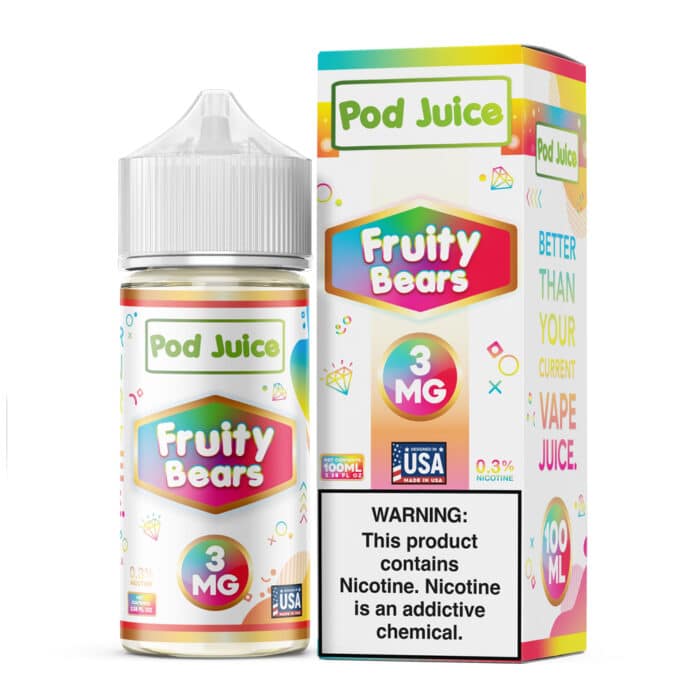 Fruity Bears by Pod Juice - 100mL - Image 1